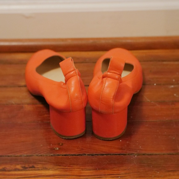 Everlane The Day Heel Black Leather Block Heel 6.5 - Picture 4 of 5